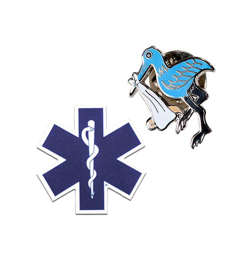 Decals, Pins and Patches