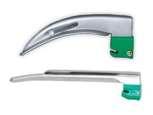 GREENLINE Fiber Optic Laryngoscope Blades