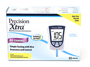 Used ABBOTT Precision Xtra Blood Glucose and Ketone Monitoring kit