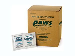 Safetec PAWS Antimicrobial Hand Wipes