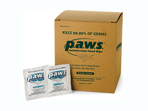 Safetec p.a.w.s. Antimicrobial Hand Wipes