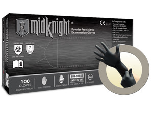 MICROFLEX MidKnight Nitrile Gloves