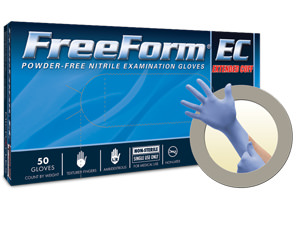 Microflex FreeForm EC Nitrile Gloves 