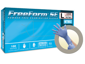 FREEFORM SE PowderFree NITRILE Exam Gloves