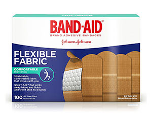 BAND-AID BRAND Bandages, Flexible Fabric