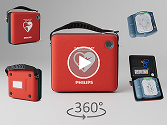 Philips HeartStart OnSite AED 360° view
