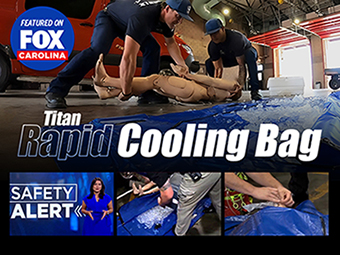 Taylor Titan Rapid Cooling Bag on Fox News Carolina