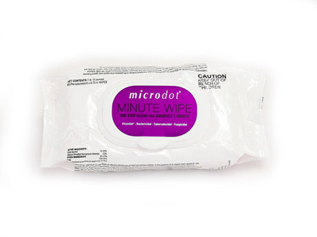 Microdot Minute Wipe Flat Pack