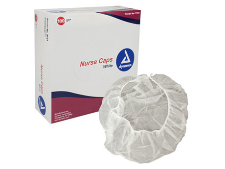 Nurse Cap O.R. 21", White