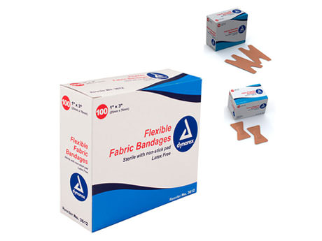 Dynarex Adhesive Bandages, Flexible Fabric