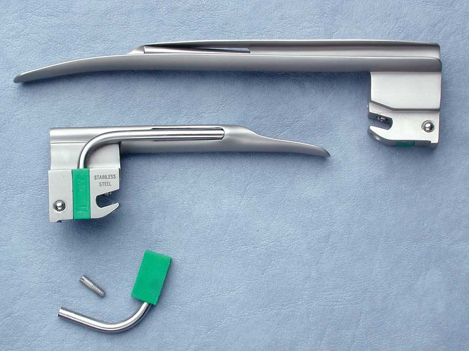 ADC Fiberoptic Laryngoscope Handles and Blades