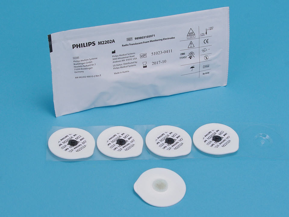 Philips Radiotranslucent Foam Electrodes