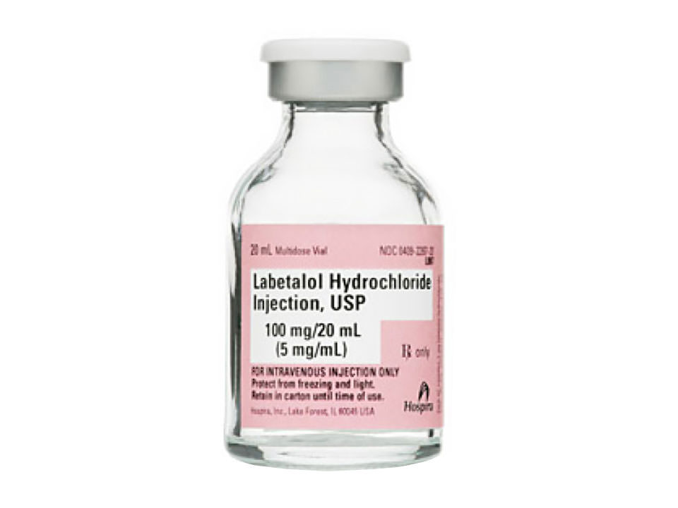 LABETALOL HCL 100MG/20ML MDV 20ML - HIKMA PHARMACEUTICALS USA INC