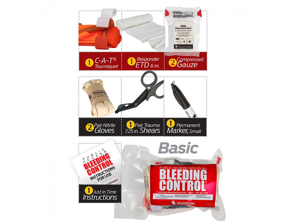 Public Access Bleeding Control Kits