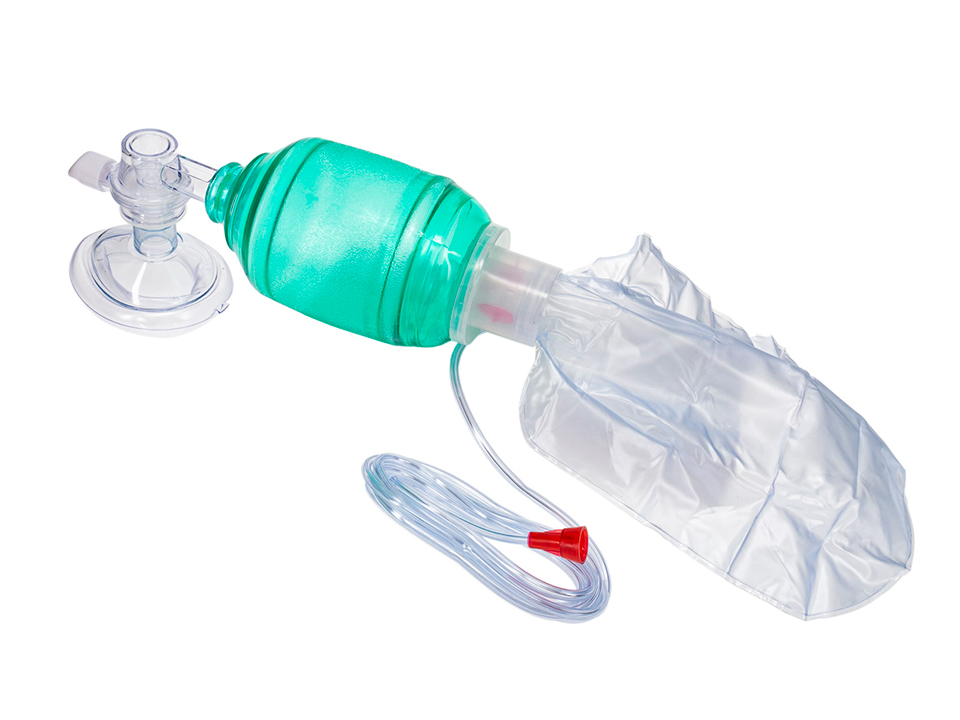 Resuscitator Bag, pediatric, with filter and PEEP valve – SMA Medical Supply