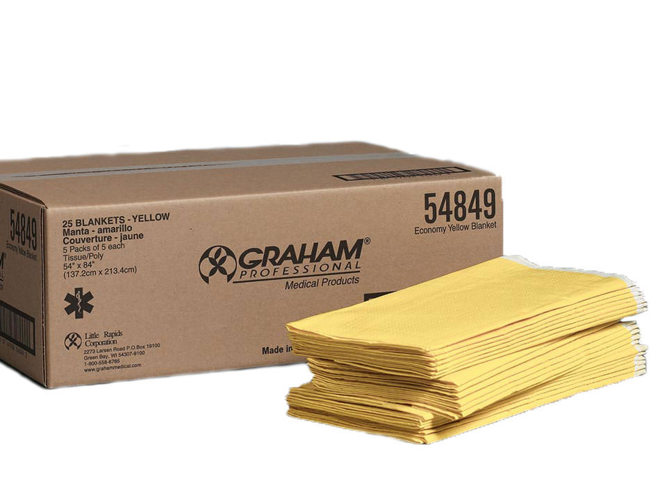 GRAHAM Economy Yellow Blanket