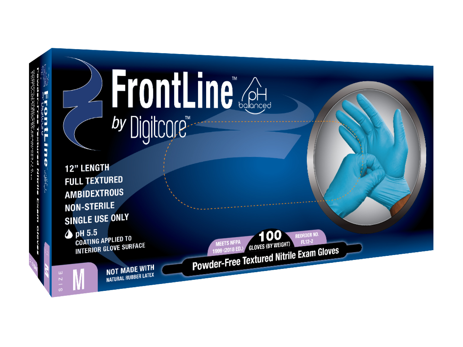 Digitcare FrontLine PowderFree Nitrile Gloves