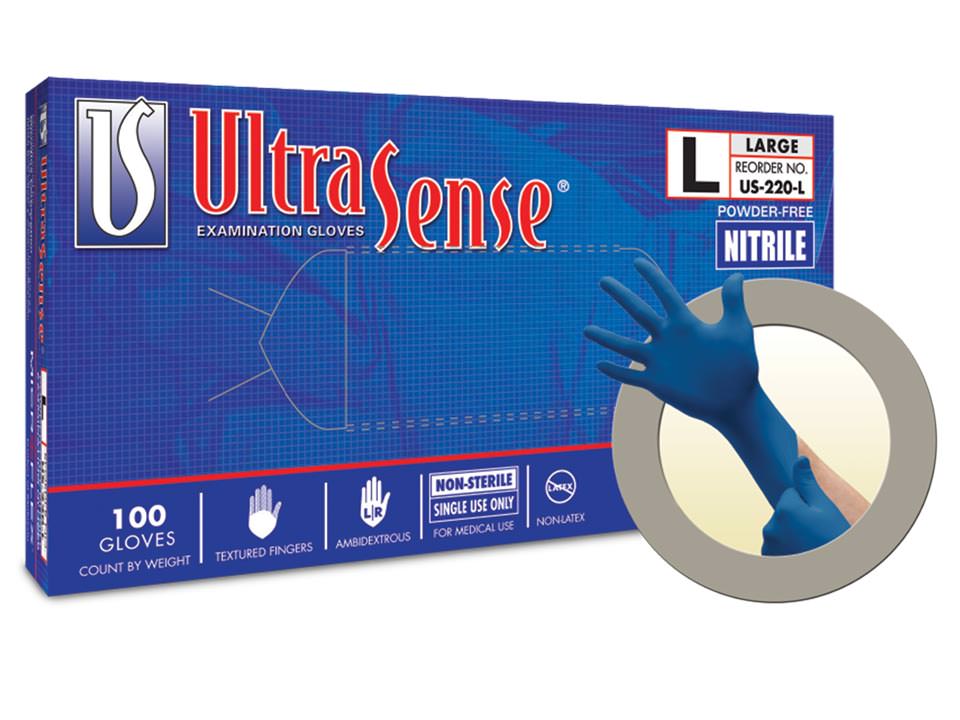 ULTRASENSE SE PowderFree NITRILE Exam Gloves