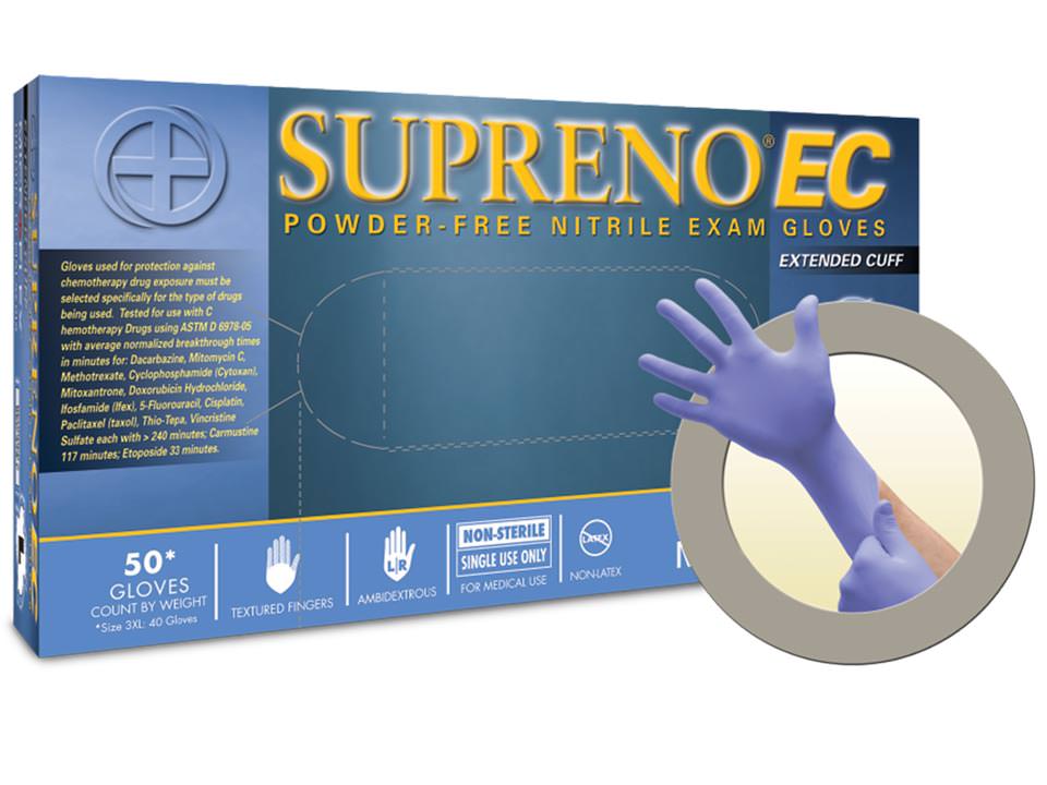 SUPRENO EC PowderFree NITRILE Exam Gloves