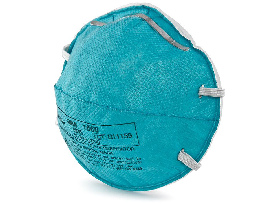 3M 1860S Particulate Respirator and Surgical Mask, Small, Box of 20 by 3M