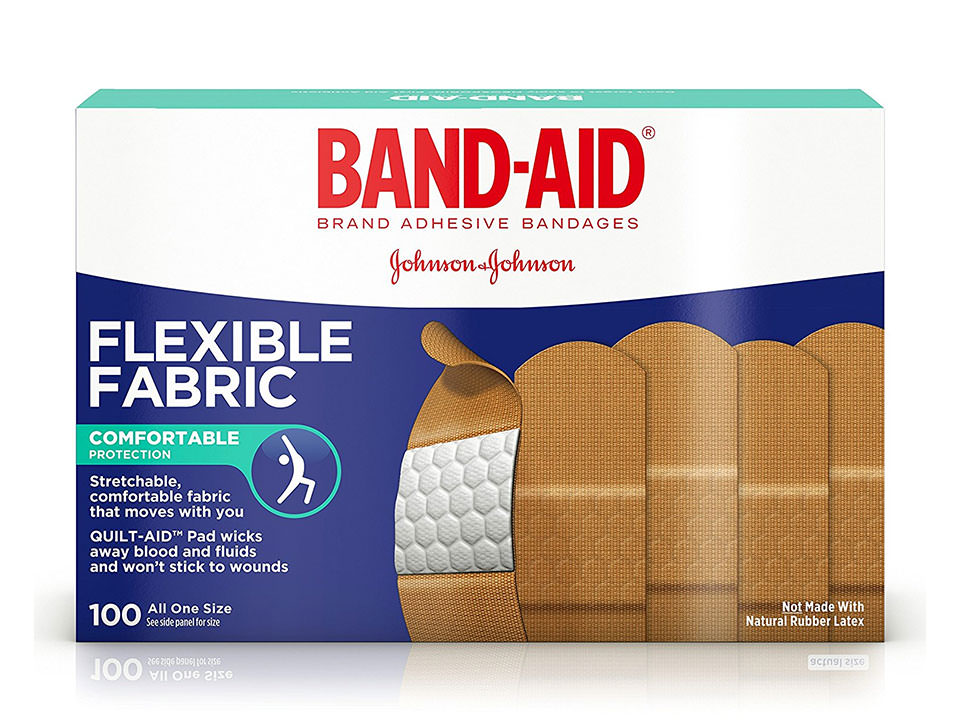 BAND-AID BRAND Bandages, Flexible Fabric