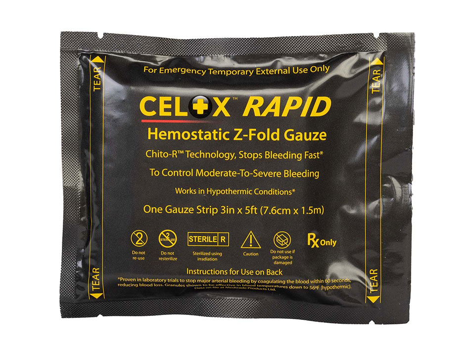 Celox Rapid Hemostatic Gauze | Life-Assist